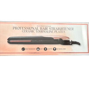 Rucci Professional Hair Straightener with Ceramic Tourmaline Plates NWT